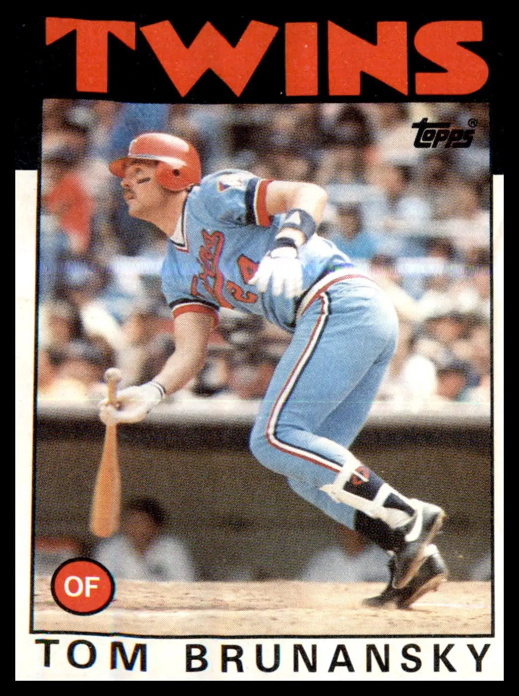 1986 Topps #565 Tom Brunansky - Baseball Card Single