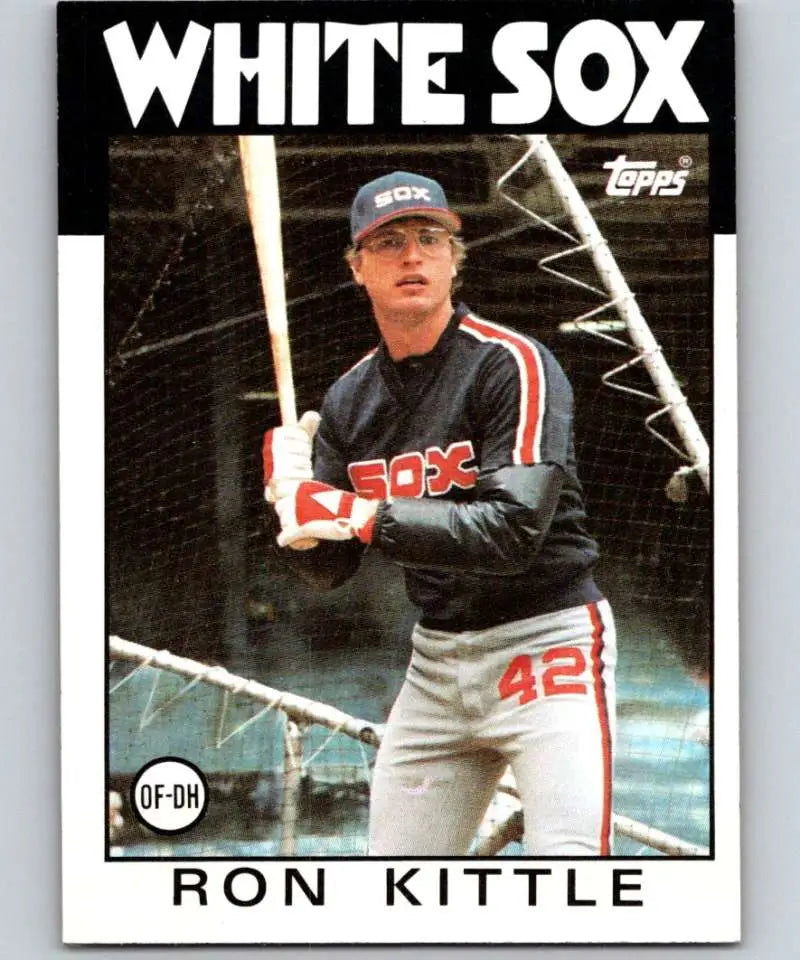 1986 Topps #574 Ron Kittle EX Excellent Chicago White Sox Baseball Card - Baseball Card Single
