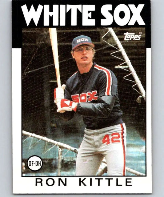 1986 Topps #574 Ron Kittle EX Excellent Chicago White Sox Baseball Card - Baseball Card Single