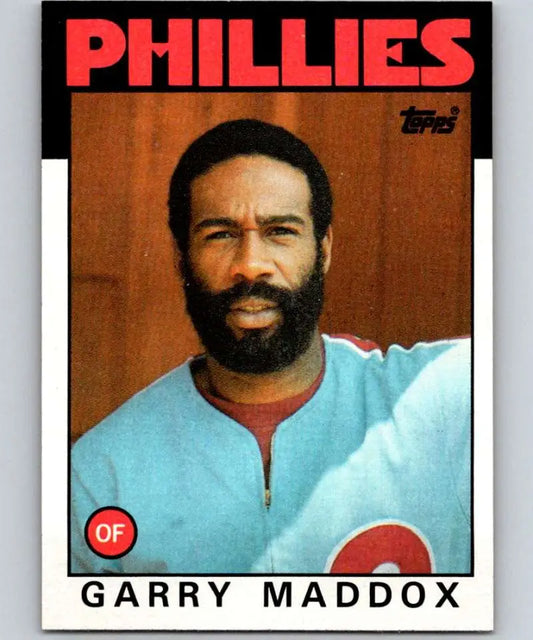 1986 Topps #585 Garry Maddox EX Excellent Philadelphia Phillies Baseball Card - Baseball Card Single