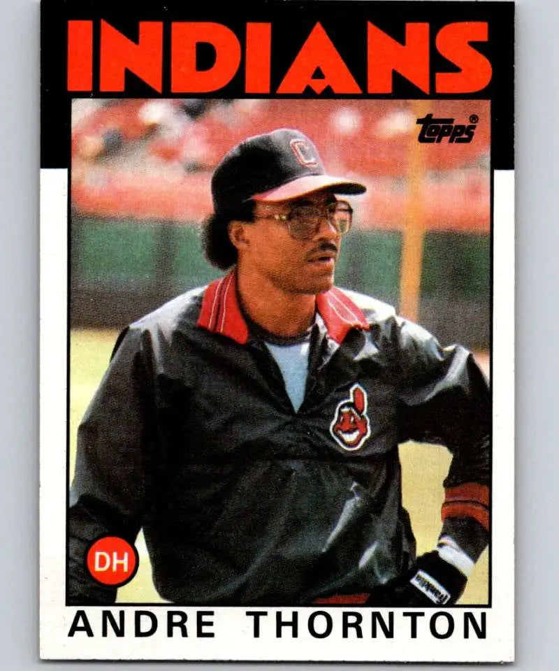 1986 Topps #59 Andre Thornton EX Excellent Cleveland Indians Baseball Card - Baseball Card Single