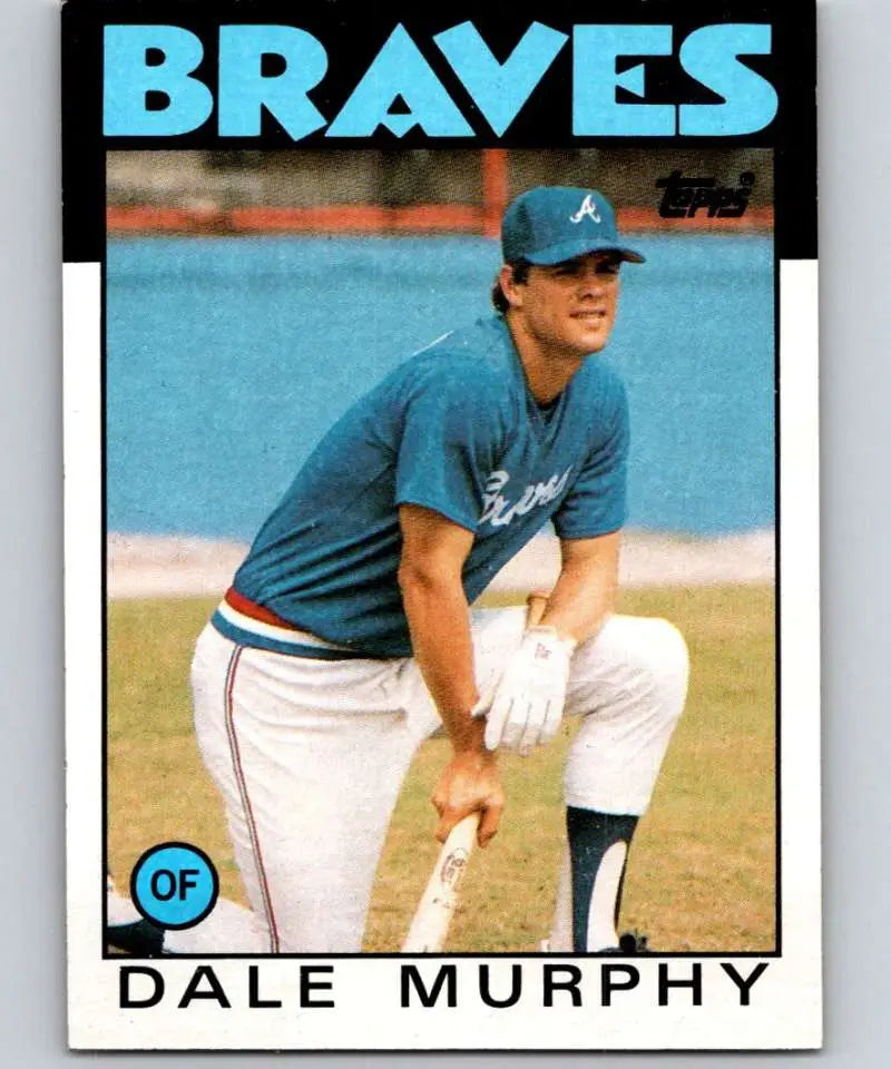 1986 Topps #600 Dale Murphy EX Excellent Atlanta Braves Baseball Card - Baseball Card Single