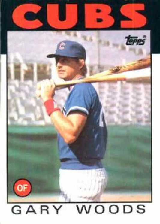 1986 Topps #611 Gary Woods EX Excellent Chicago Cubs Baseball Card