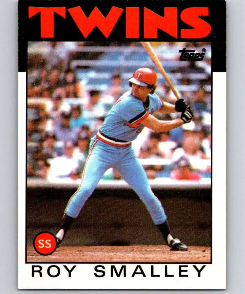 1986 Topps #613 Roy Smalley EX Excellent Minnesota Twins Baseball Card - Baseball Card Single