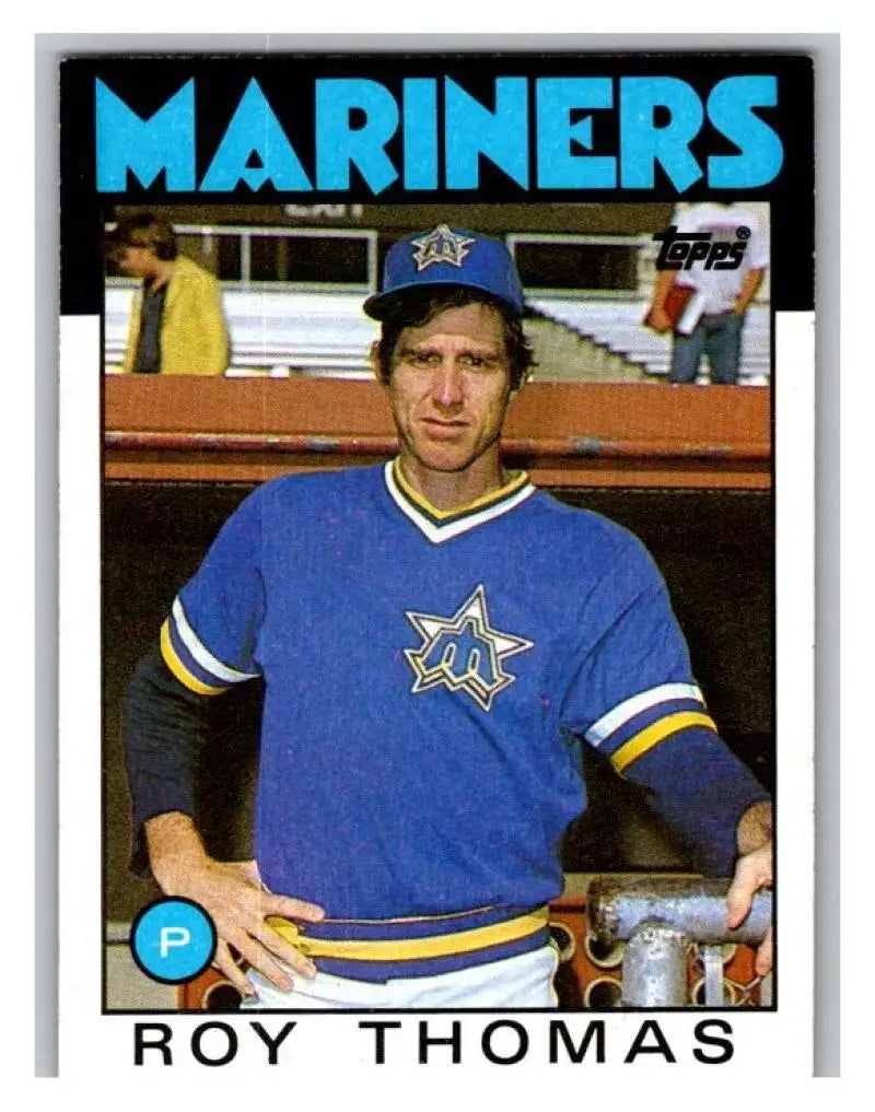 1986 Topps #626 Roy Thomas EX Excellent Seattle Mariners Baseball Card - Baseball Card Single