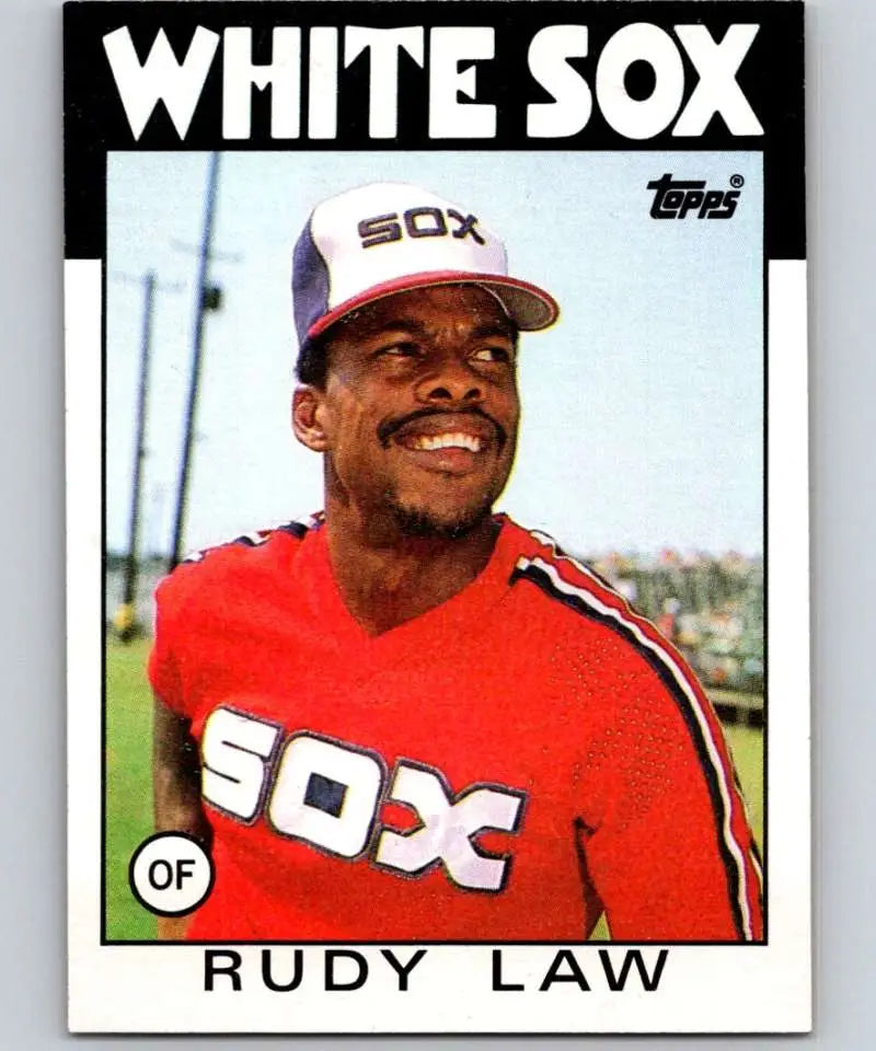 1986 Topps #637 Rudy Law EX Excellent Chicago White Sox Baseball Card