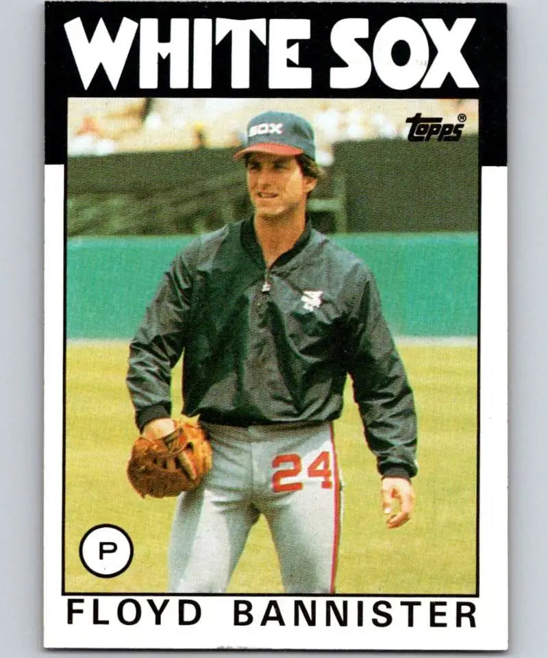 1986 Topps #64 Floyd Bannister EX Excellent Chicago White Sox Baseball Card - Baseball Card Single