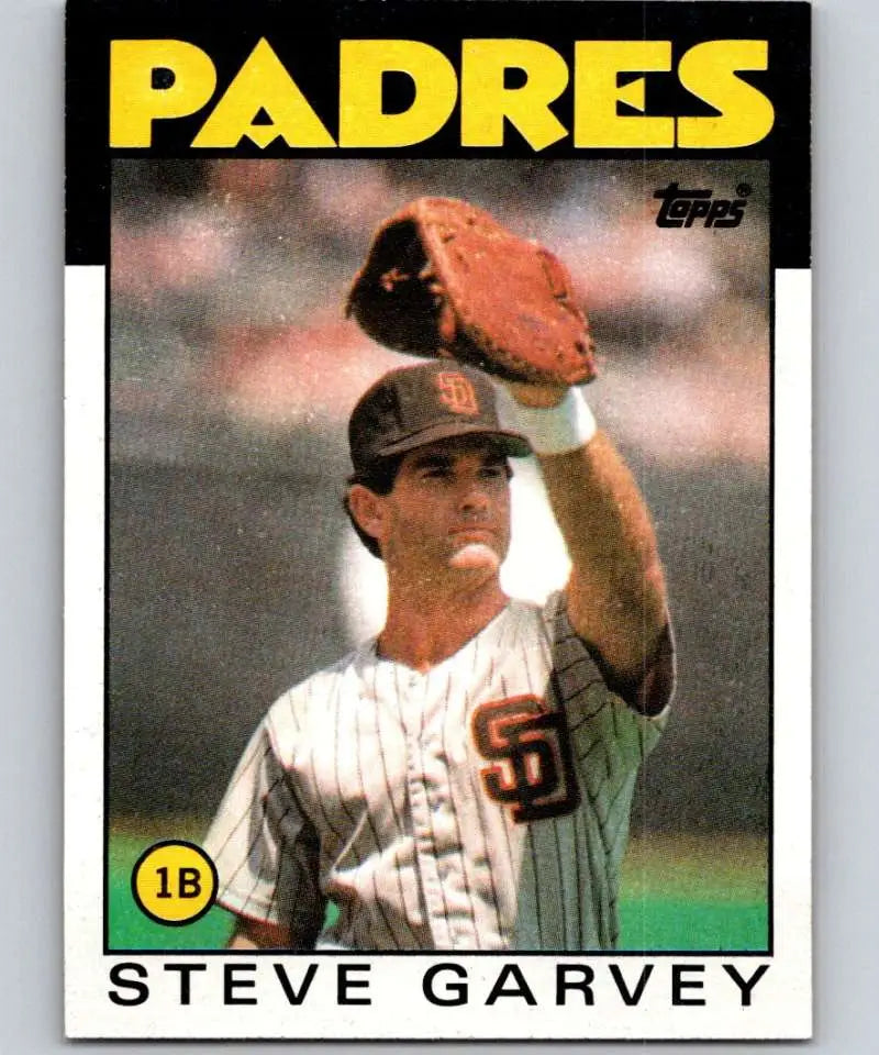 1986 Topps #660 Steve Garvey EX Excellent San Diego Padres Baseball Card - Baseball Card Single