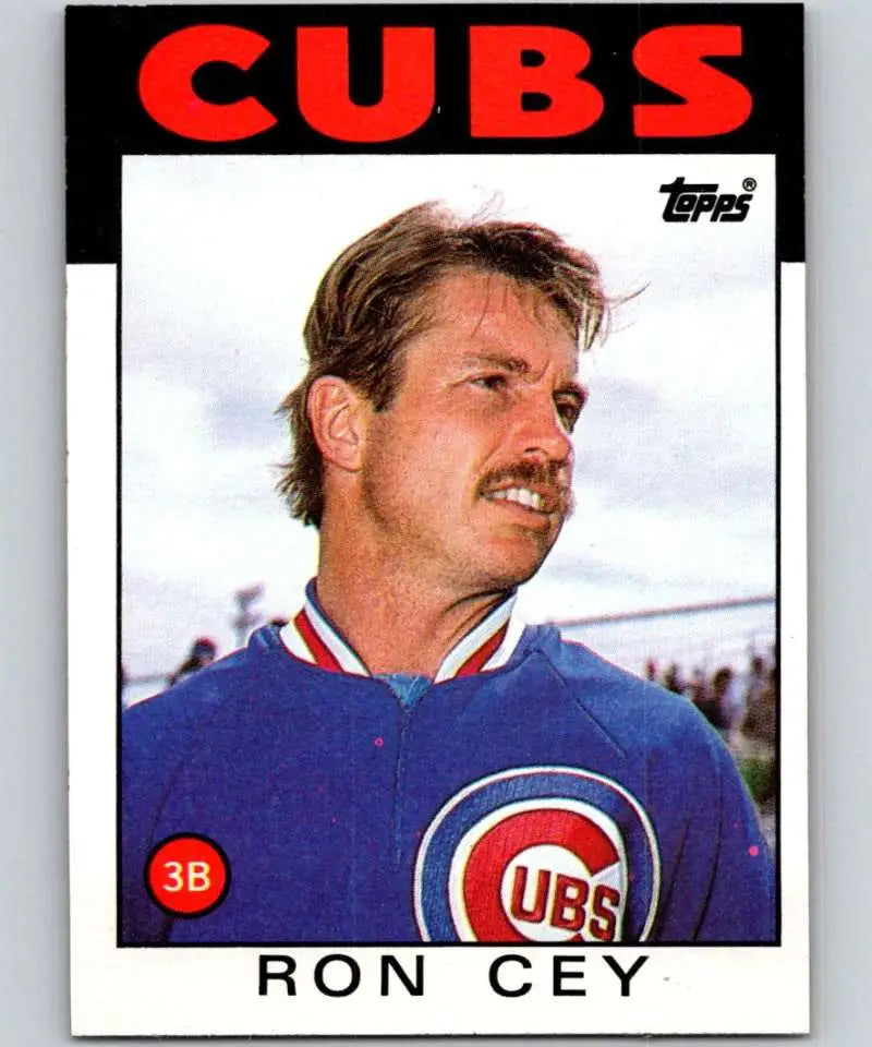 1986 Topps #669 Ron Cey EX Excellent Chicago Cubs Baseball Card - Baseball Card Single