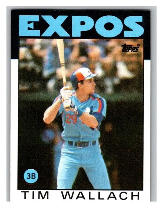 1986 Topps #685 Tim Wallach EX Excellent Montreal Expos Baseball Card - Baseball Card Single