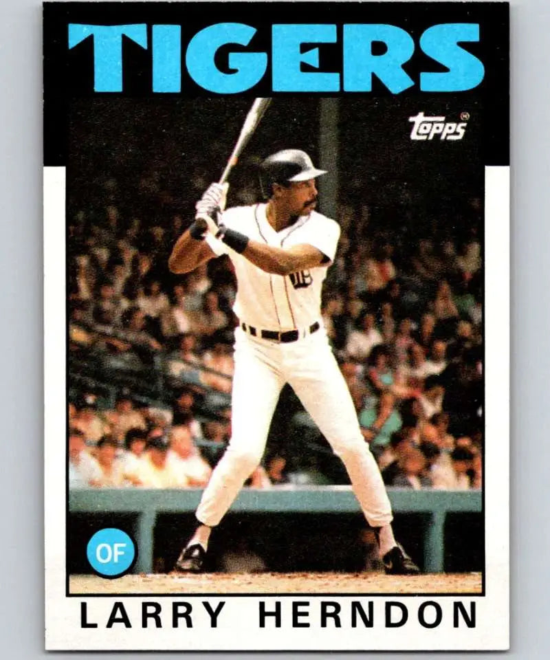 1986 Topps #688 Larry Herndon EX Excellent Detroit Tigers Baseball Card - Baseball Card Single