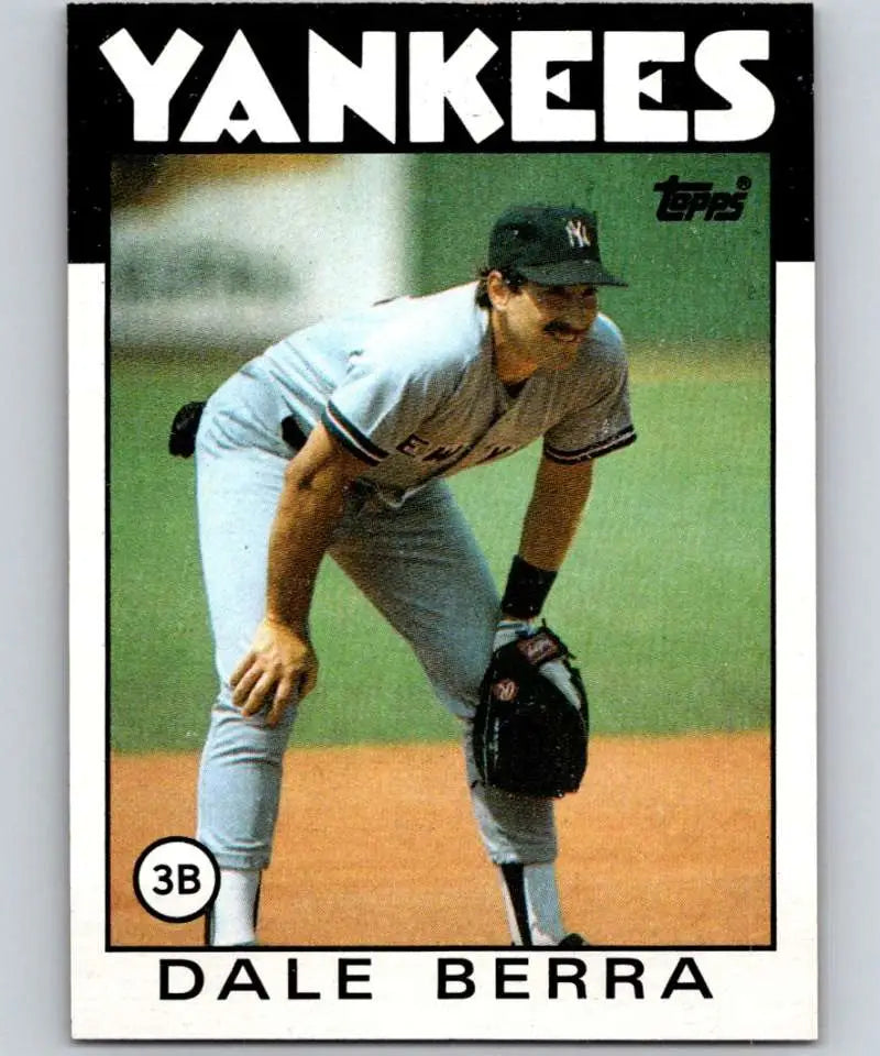 1986 Topps #692 Dale Berra EX Excellent New York Yankees Baseball Card - Baseball Card Single