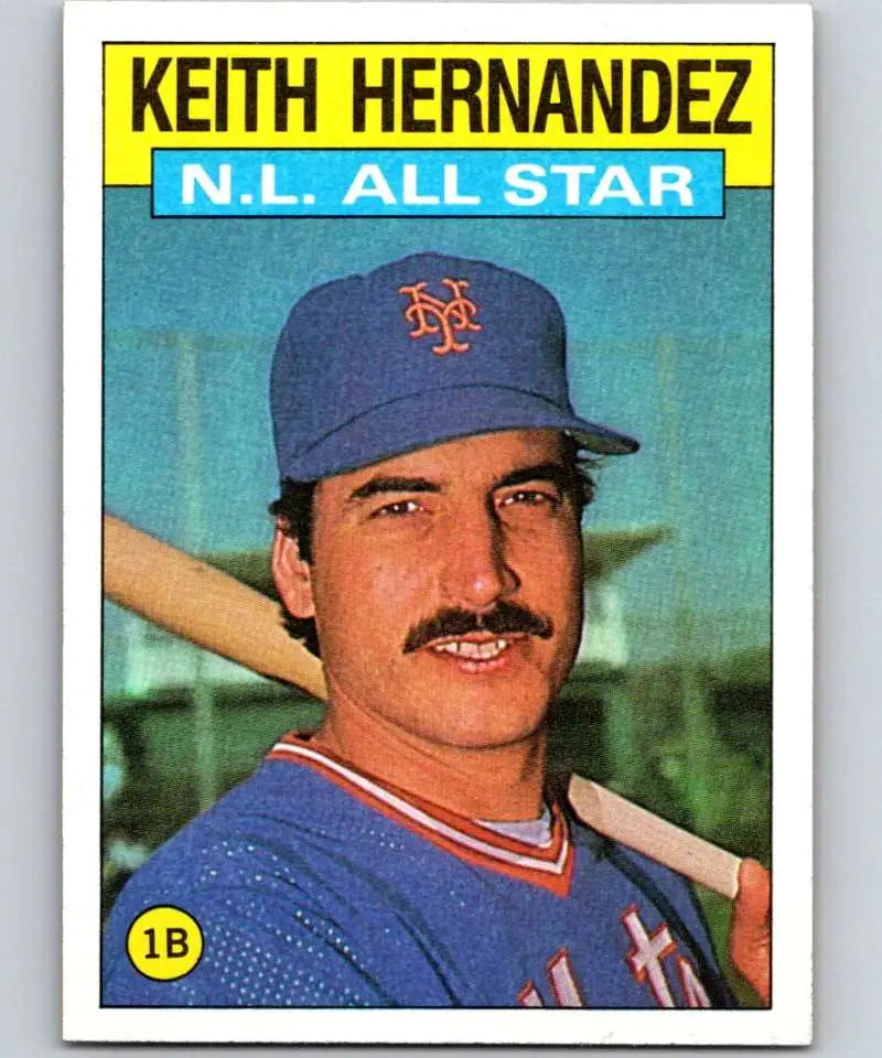 1986 Topps #701 Keith Hernandez EX Excellent New York Mets Baseball Card - Baseball Card Single
