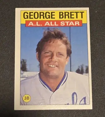 1986 Topps #714 George Brett - Baseball Card Single