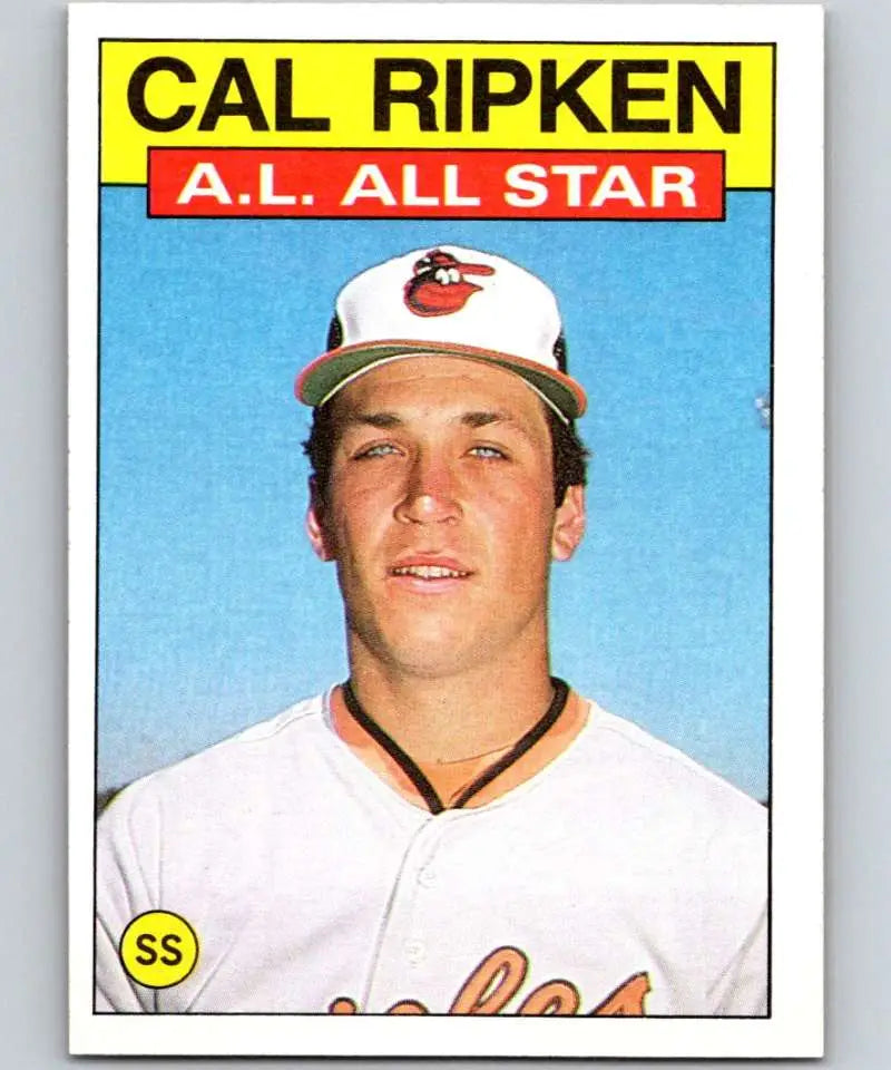 1986 Topps #715 Cal Ripken Jr. EX Excellent Baltimore Orioles Baseball Card - Baseball Card Single