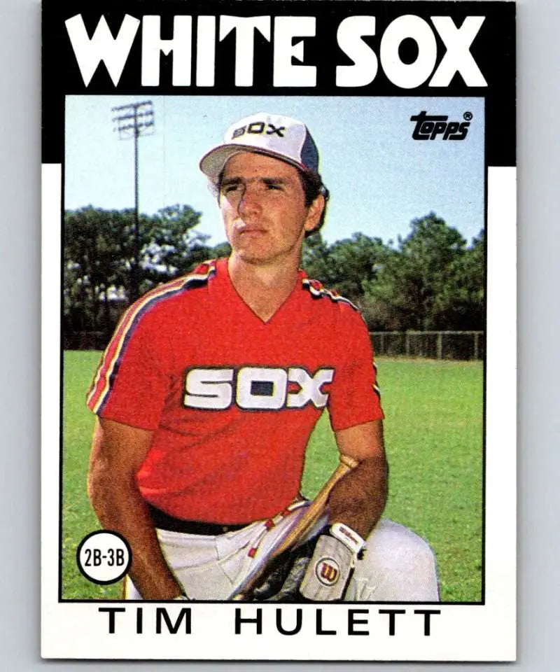 1986 Topps #724 Tim Hulett EX Excellent Chicago White Sox Baseball Card - Baseball Card Single