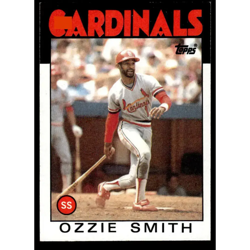 1986 Topps #730 Ozzie Smith EX/NM St. Louis Cardinals Baseball Card - Baseball Card Single