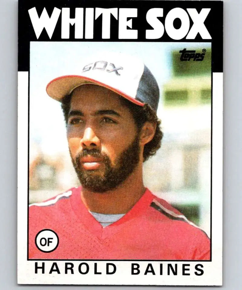 1986 Topps #755 Harold Baines EX Excellent Chicago White Sox Baseball Card - Baseball Card Single