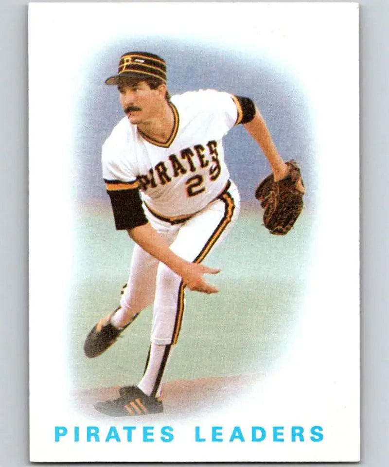 1986 Topps #756 Rick Rhoden EX Excellent Pittsburgh Pirates Baseball Card - Baseball Card Single