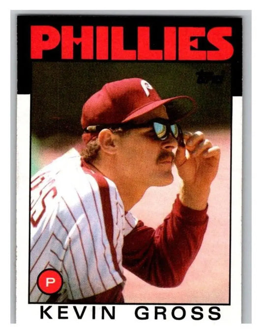 1986 Topps #764 Kevin Gross EX Excellent Philadelphia Phillies Baseball Card