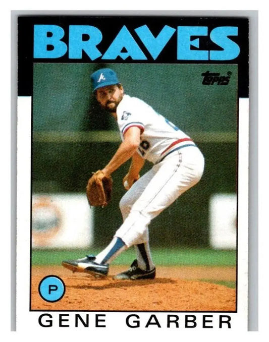 1986 Topps #776 Gene Garber EX Excellent Atlanta Braves Baseball Card - Baseball Card Single
