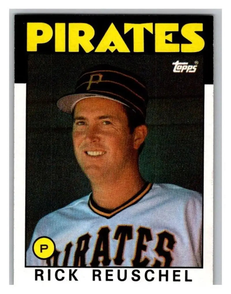 1986 Topps #779 Rick Reuschel EX Excellent Pittsburgh Pirates Baseball Card - Baseball Card Single