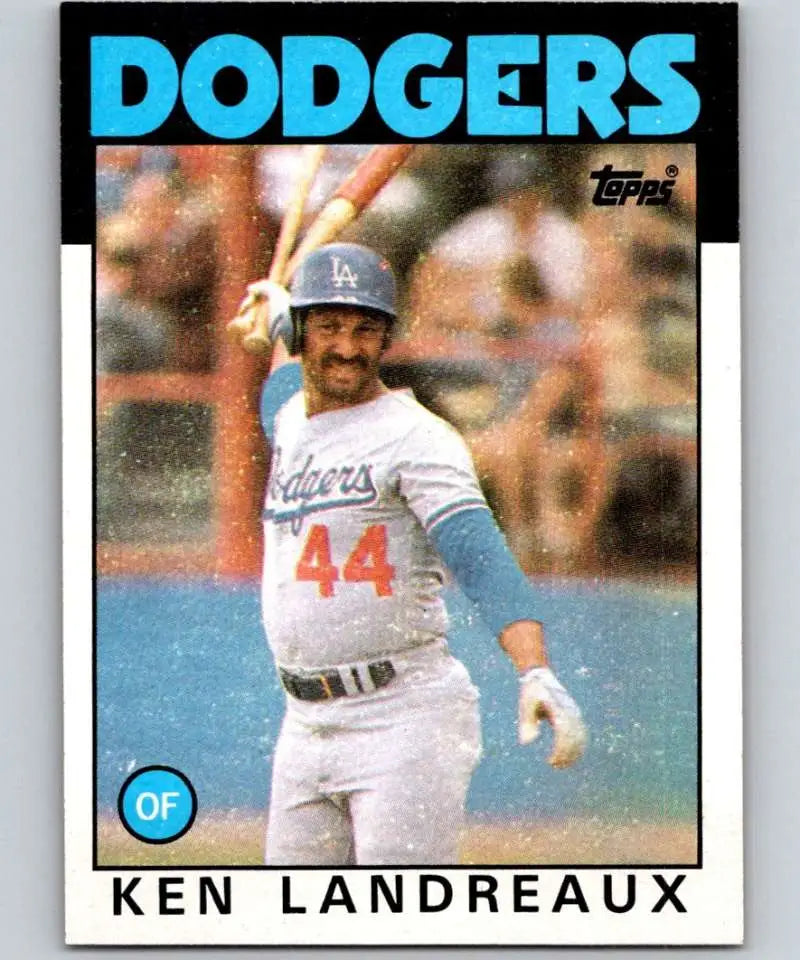 1986 Topps #782 Ken Landreaux EX Excellent Los Angeles Dodgers Baseball Card - Baseball Card Single