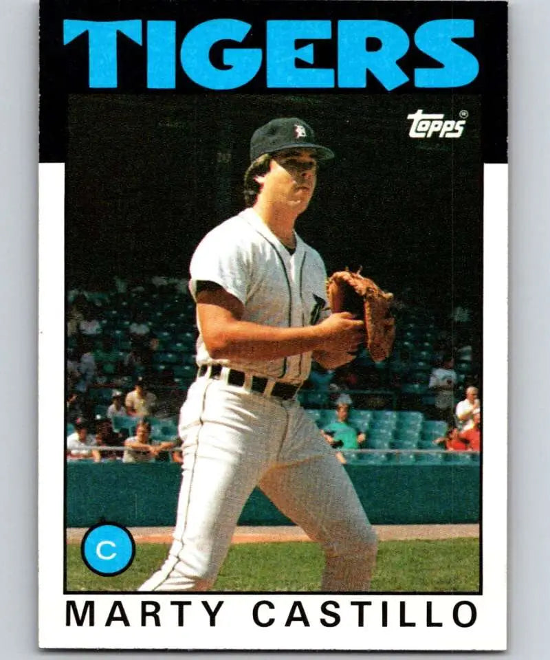 1986 Topps #788 Marty Castillo EX Excellent Detroit Tigers Baseball Card - Baseball Card Single