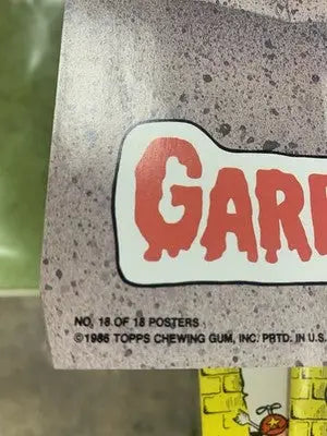 1986 Topps Garbage Pail Kids 12x17 Posters Complete 18 Piece Set w/Wrappers GPK