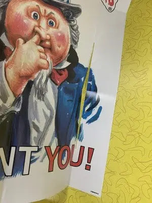 1986 Topps Garbage Pail Kids 12x17 Posters Complete 18 Piece Set w/Wrappers GPK