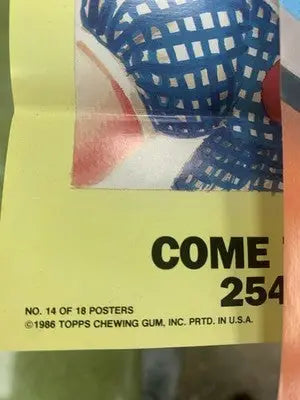 1986 Topps Garbage Pail Kids 12x17 Posters Complete 18 Piece Set w/Wrappers GPK