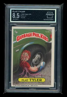 1986 Topps Garbage Pail Kids Flat Tyler #127b Arena Club 8.5