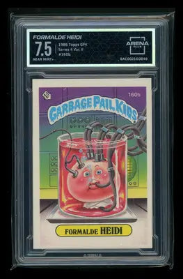 1986 Topps Garbage Pail Kids Formalde Heidi #160b Arena Club 7.5