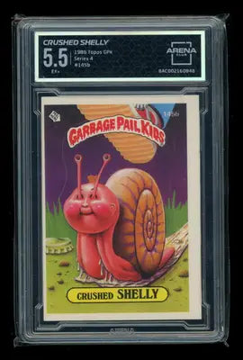 1986 Topps Garbage Pail Kids Series 4 Crushed Shelly #145b Arena Club 5.5