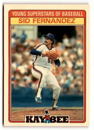 1986 Topps Kay-Bee Young Superstars of Baseball #10 Sid Fernandez NrMt- ID:50411 - Baseball Card Single