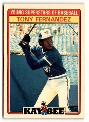 1986 Topps Kay-Bee Young Superstars of Baseball #11 Tony Fernandez NrMt ID:50386 - Baseball Card Single
