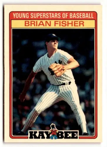 1986 Topps Kay-Bee Young Superstars of Baseball #12 Brian Fisher NrMt-M ID:50392 - Baseball Card Single
