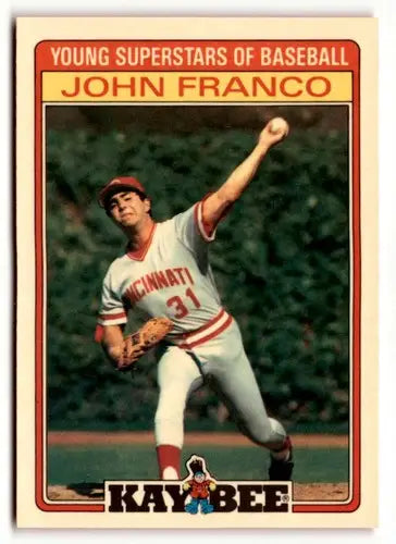 1986 Topps Kay-Bee Young Superstars of Baseball #13 John Franco NrMt-Mt ID:50410 - Trading Cards