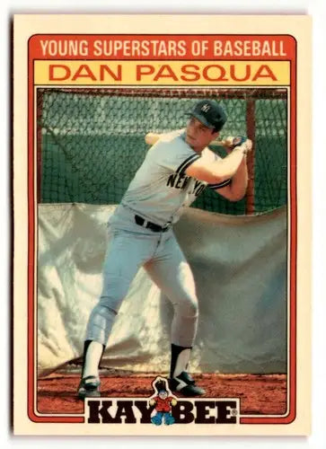 1986 Topps Kay-Bee Young Superstars of Baseball #22 Dan Pasqua NrMt-Mt ID:50412 - Baseball Card Single