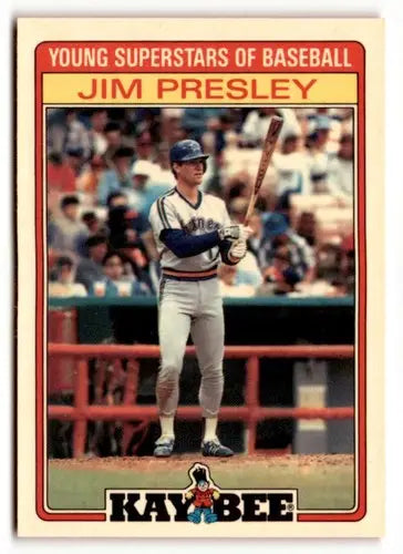 1986 Topps Kay-Bee Young Superstars of Baseball #24 Jim Presley NrMt-Mt ID:50389 - Trading Cards
