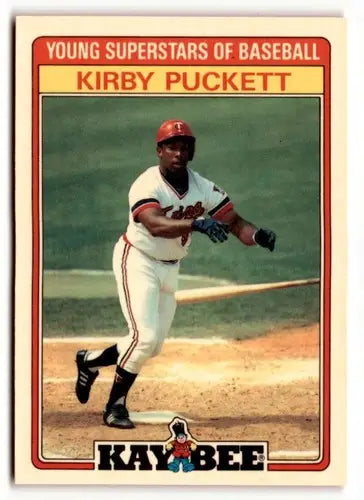 1986 Topps Kay-Bee Young Superstars of Baseball #25 Kirby Puckett NrMt- ID:50393 - Baseball Card Single