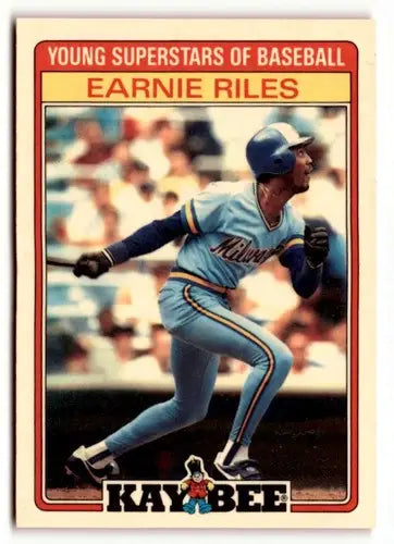 1986 Topps Kay-Bee Young Superstars of Baseball #26 Earnie Riles NrMt-M ID:50383 - Baseball Card Single