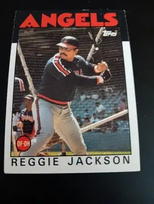 1986 Topps - Reggie Jackson #700. California Angels. EX+ - NRMT - Baseball Card Single