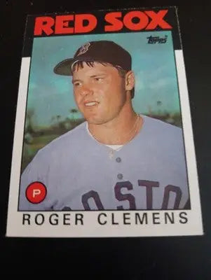 1986 Topps - Roger Clemens #661. Boston Red Sox. NRMT+