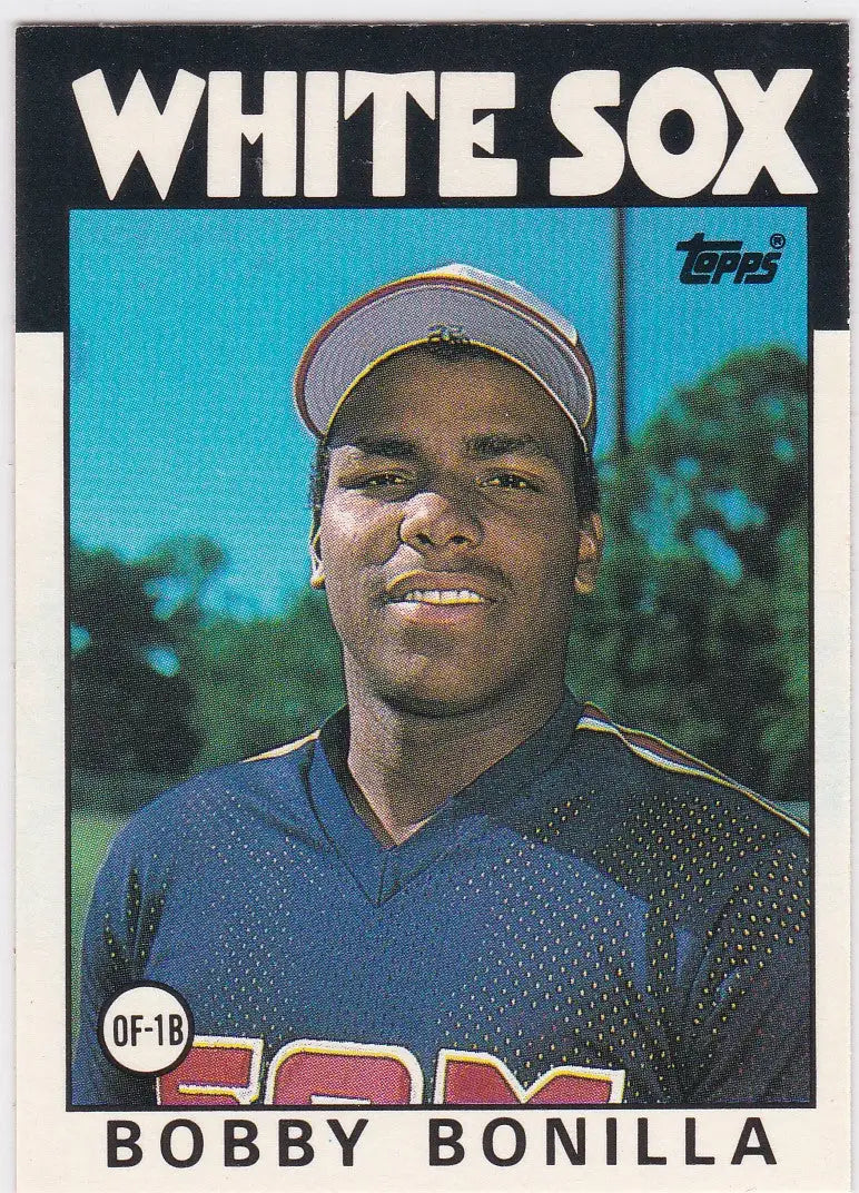 Baseball card of Bobby Bonilla from the Chicago White Sox Topps Traded series