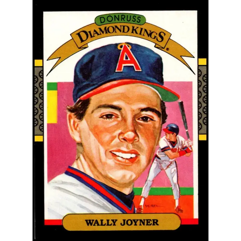 1987 Donruss #1 Wally Joyner EX Excellent California Angels Baseball Card - Baseball Card Single