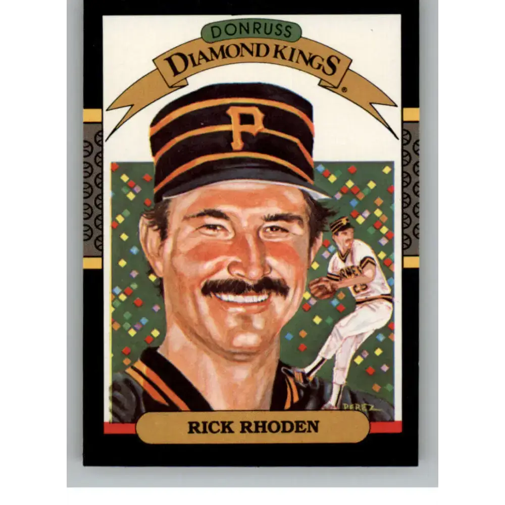 1987 Donruss #10 Rick Rhoden EX Excellent Pittsburgh Pirates Baseball Card - Baseball Card Single