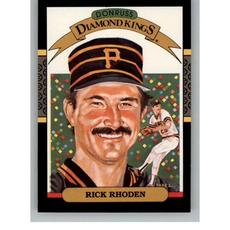1987 Donruss #10 Rick Rhoden EX Excellent Pittsburgh Pirates Baseball Card - Baseball Card Single