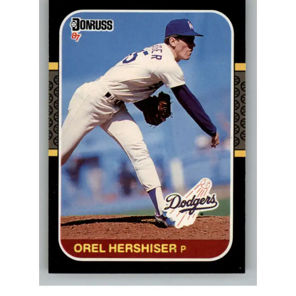 1987 Donruss #106 Orel Hershiser EX Excellent Los Angeles Dodgers Baseball Card - Baseball Card Single