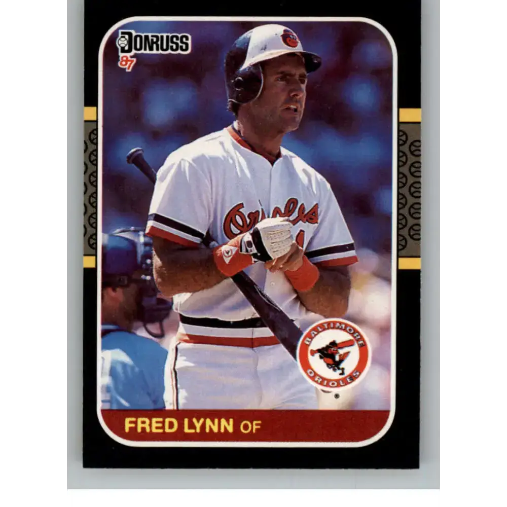 1987 Donruss #108 Fred Lynn EX Excellent Baltimore Orioles Baseball Card - Baseball Card Single